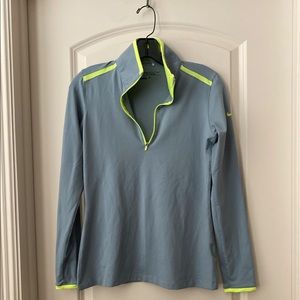 NWOT Nike Women's Lucky Azalea Mesh 1/2-Zip Top